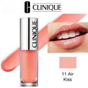 CLINIQUE Air Kiss Pop Splash Lip Gloss 👄 sold out HTF new mini size sheer pink